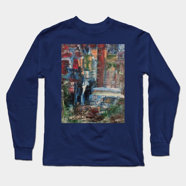 River of Time Long Sleeve T-Shirt by NightserFineArts